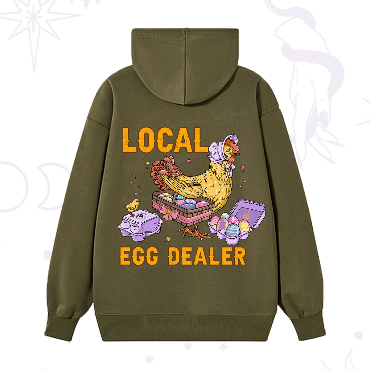 Purplehecate Local Egg Dealer Hoodie
