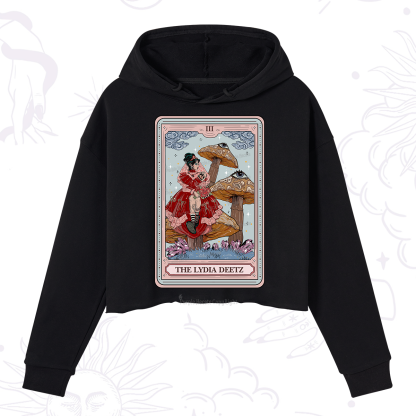 Purplehecate The Lydia Deetz Tarot Crop Hoodie