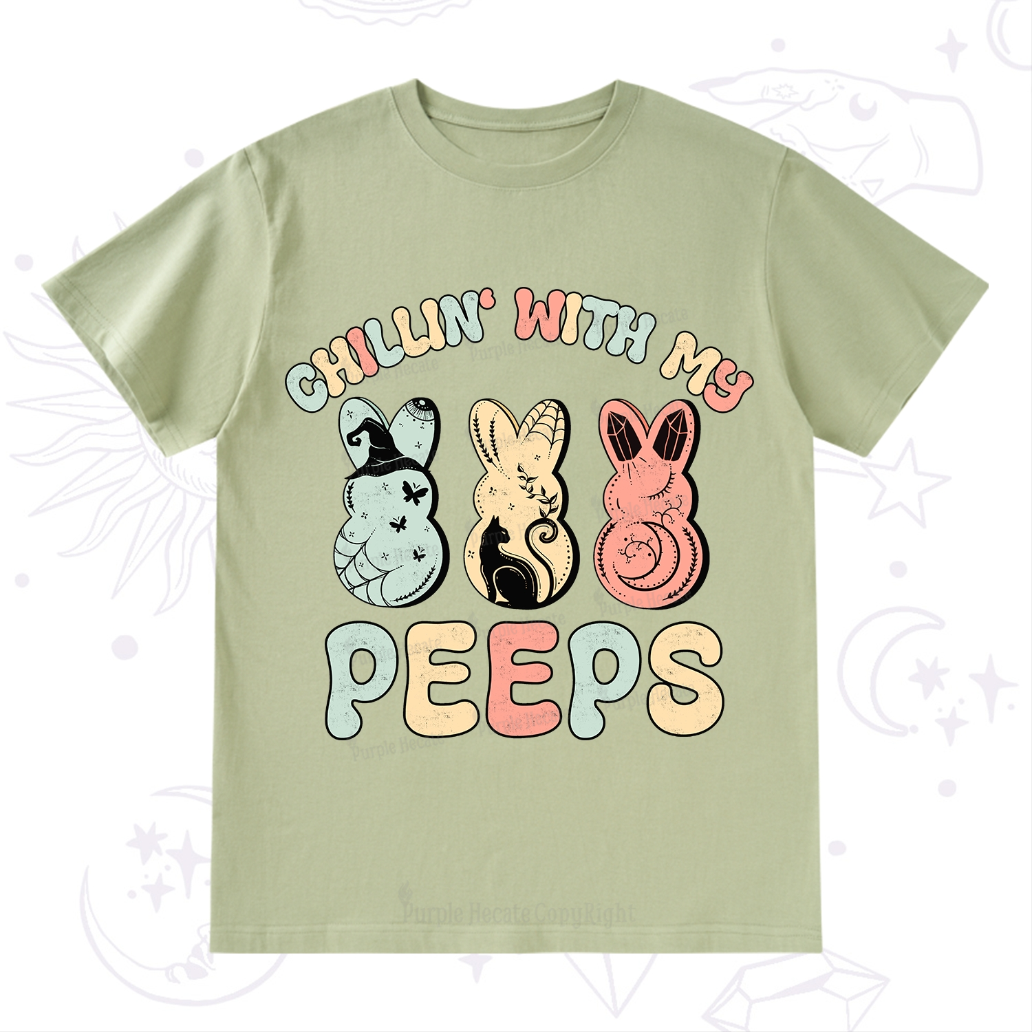 Purplehecate Chillin With My Peeps T-Shirt