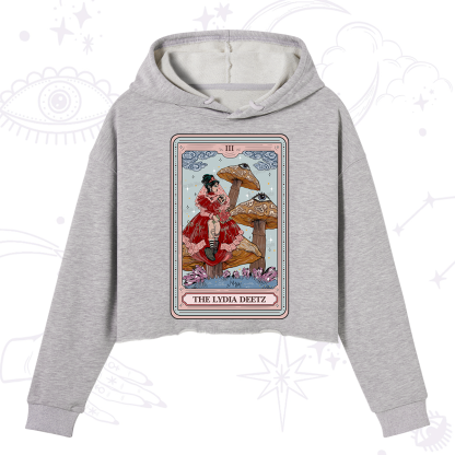 Purplehecate The Lydia Deetz Tarot Crop Hoodie