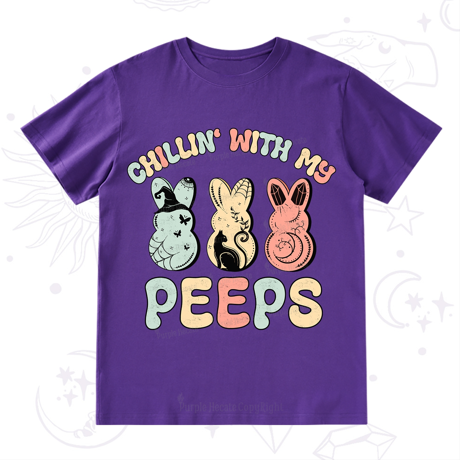 Purplehecate Chillin With My Peeps T-Shirt