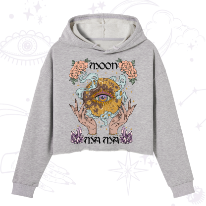 Purplehecate Moon Mama Crop Hoodie