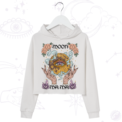 Purplehecate Moon Mama Crop Hoodie
