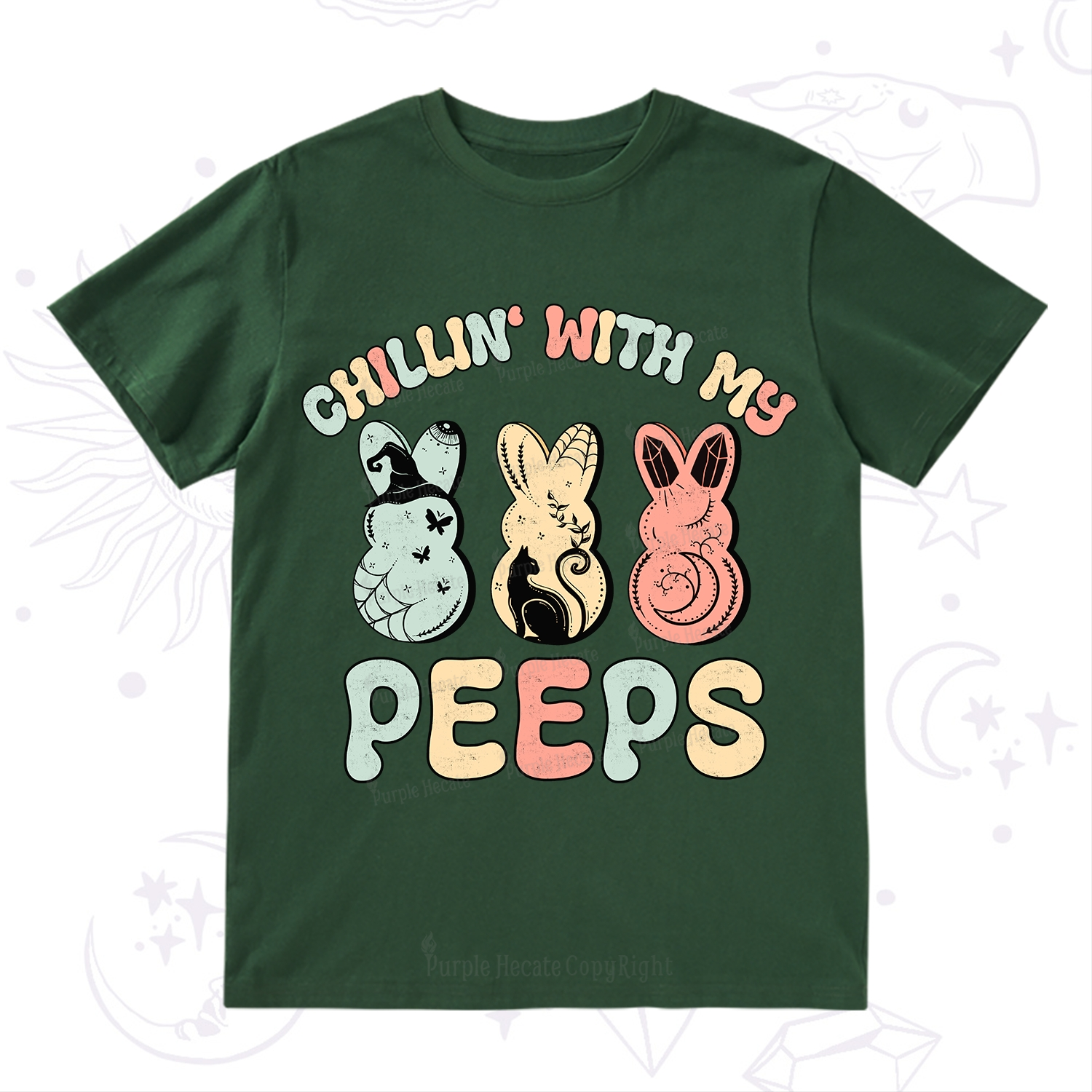 Purplehecate Chillin With My Peeps T-Shirt