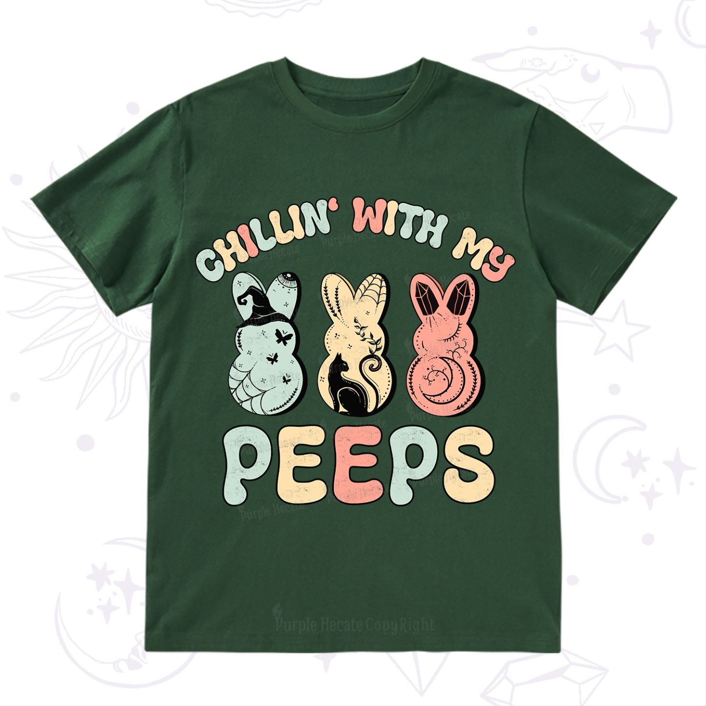 Purplehecate Chillin With My Peeps T-Shirt