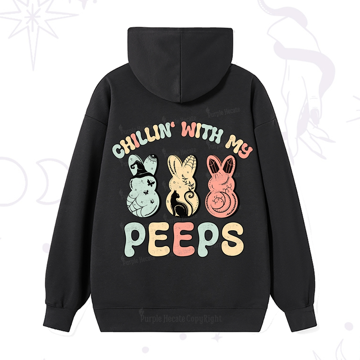 Purplehecate Chillin With My Peeps Hoodie