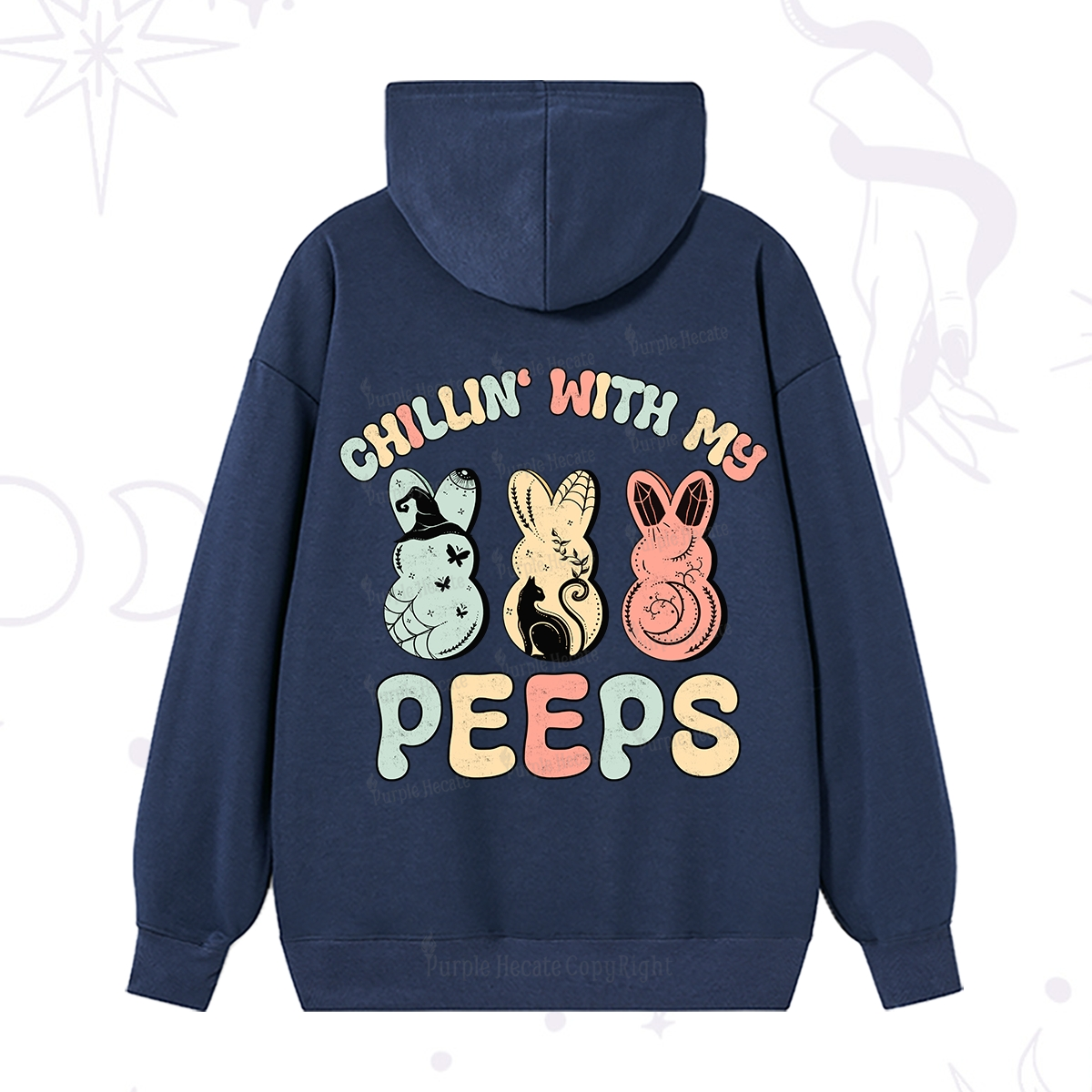 Purplehecate Chillin With My Peeps Hoodie