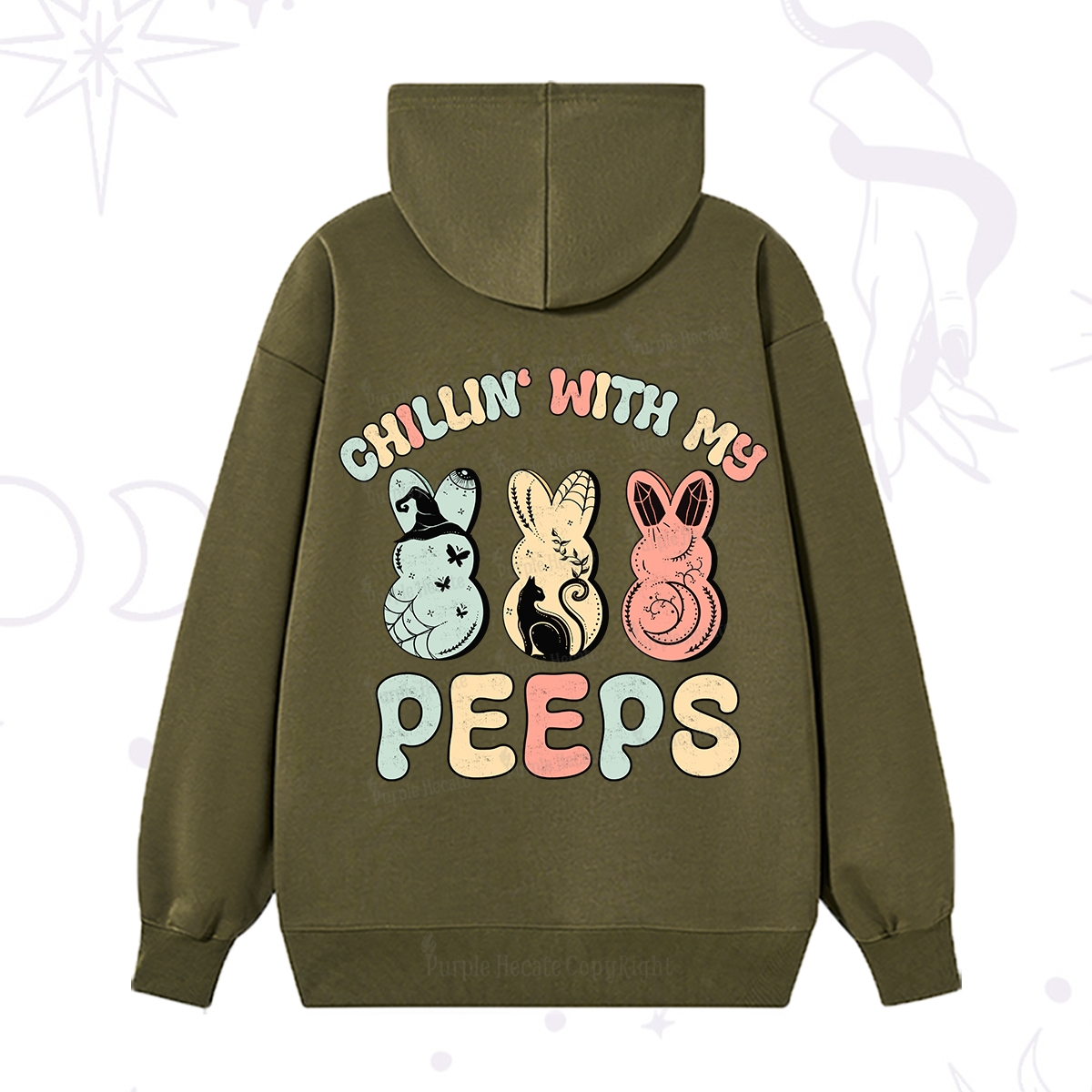 Purplehecate Chillin With My Peeps Hoodie