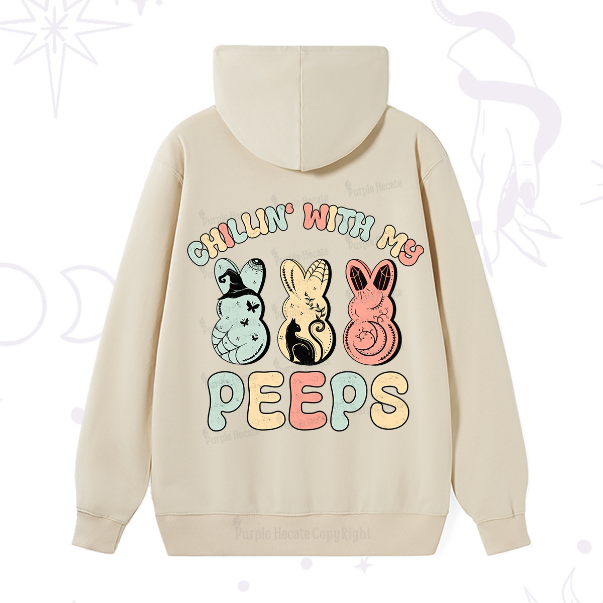 Purplehecate Chillin With My Peeps Hoodie