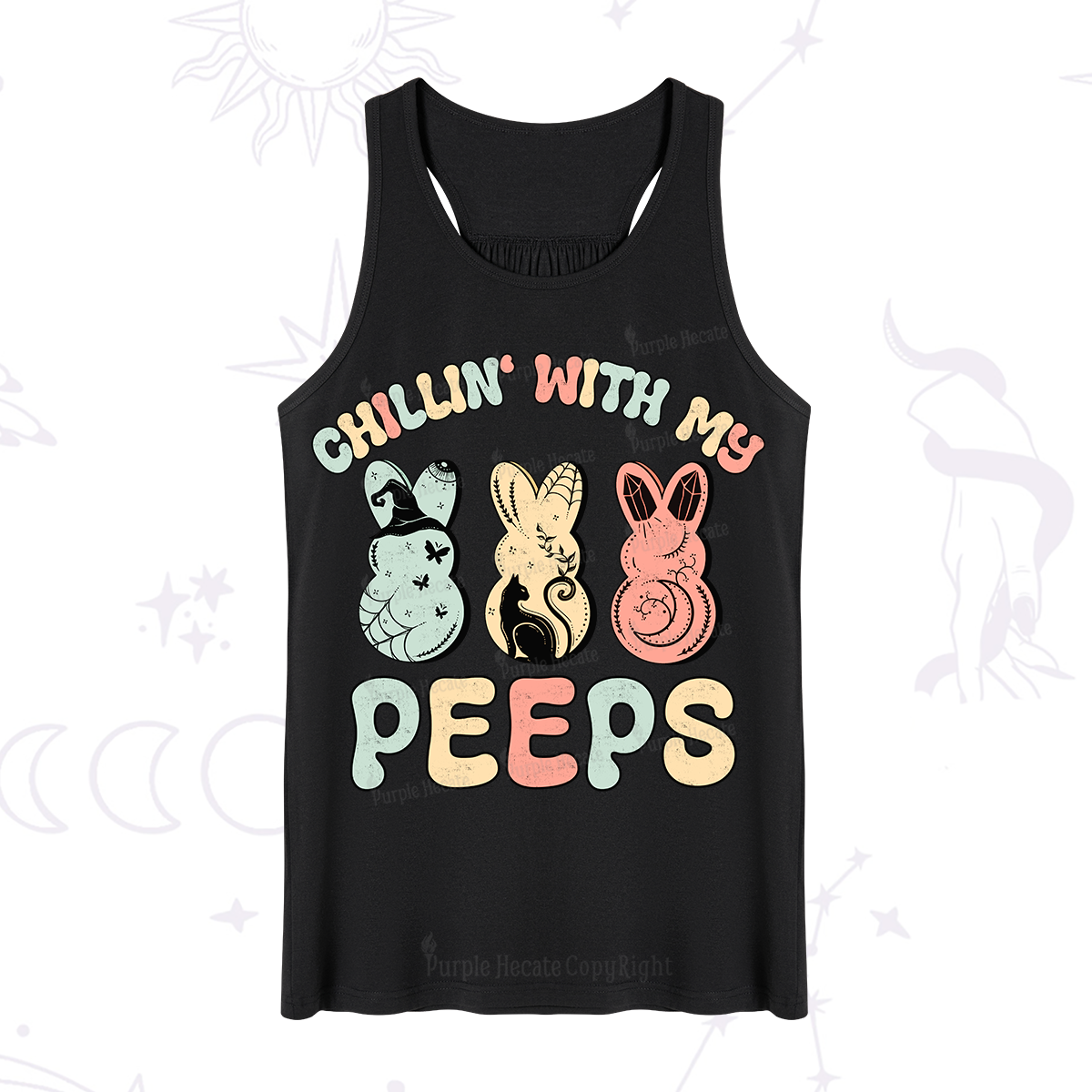 Purplehecate Chillin With My Peeps Tank