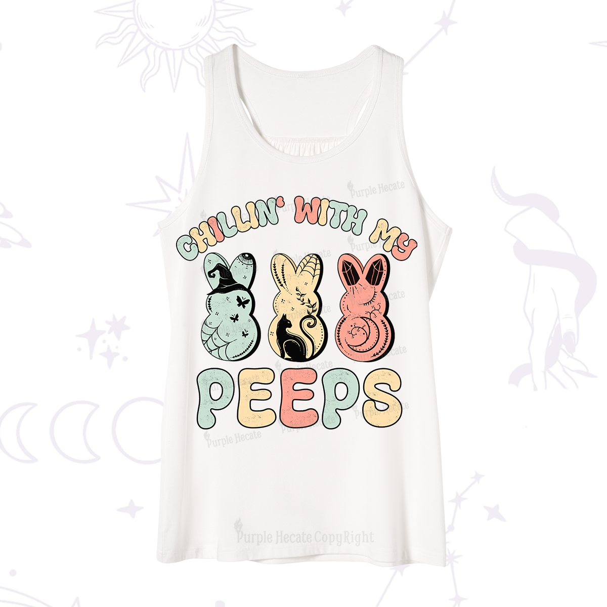 Purplehecate Chillin With My Peeps Tank