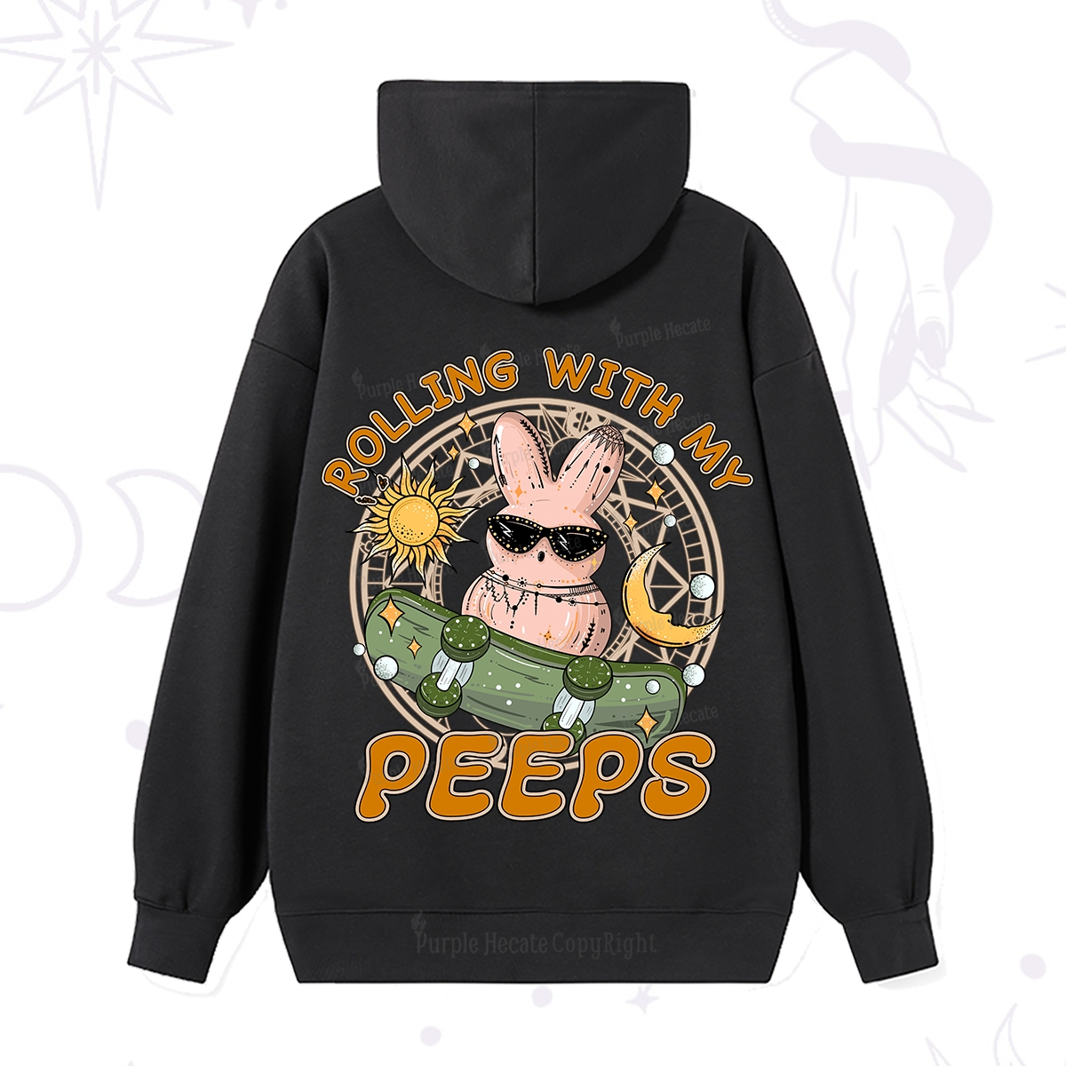 Purplehecate Rolling With My Peeps Hoodie