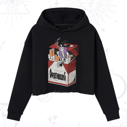Purplehecate Overthinking Crop Hoodie