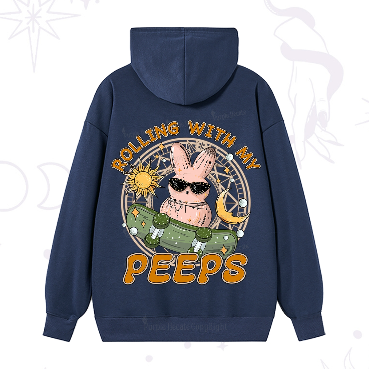 Purplehecate Rolling With My Peeps Hoodie