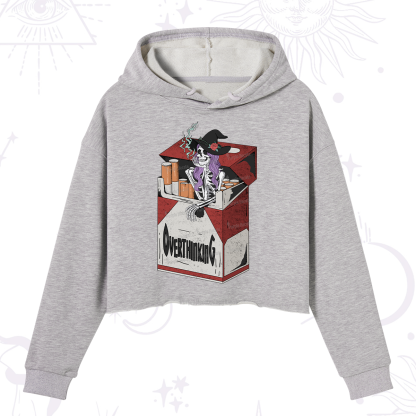 Purplehecate Overthinking Crop Hoodie