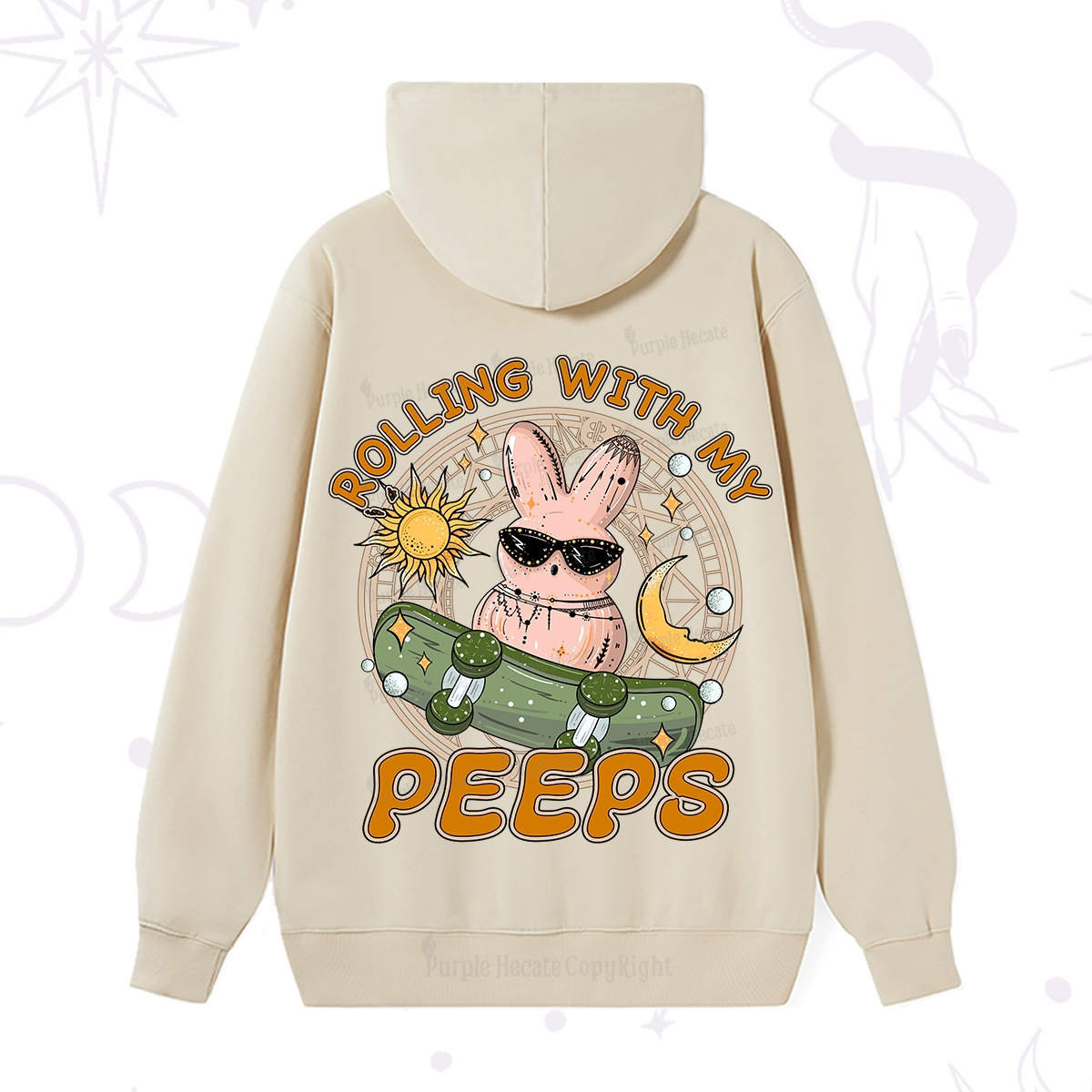 Purplehecate Rolling With My Peeps Hoodie