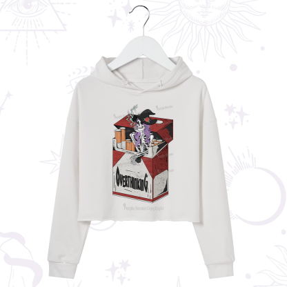 Purplehecate Overthinking Crop Hoodie