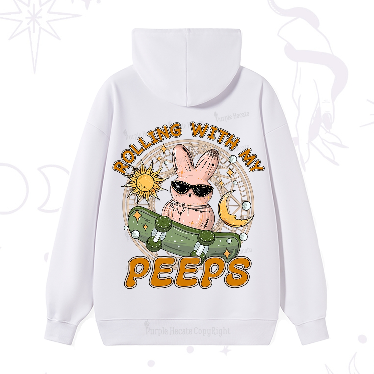 Purplehecate Rolling With My Peeps Hoodie