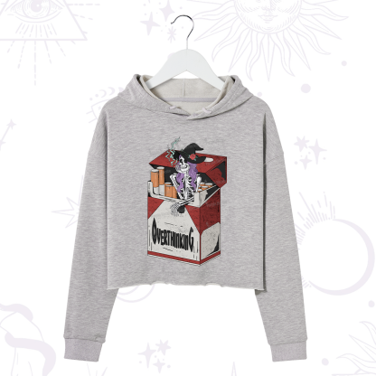 Purplehecate Overthinking Crop Hoodie
