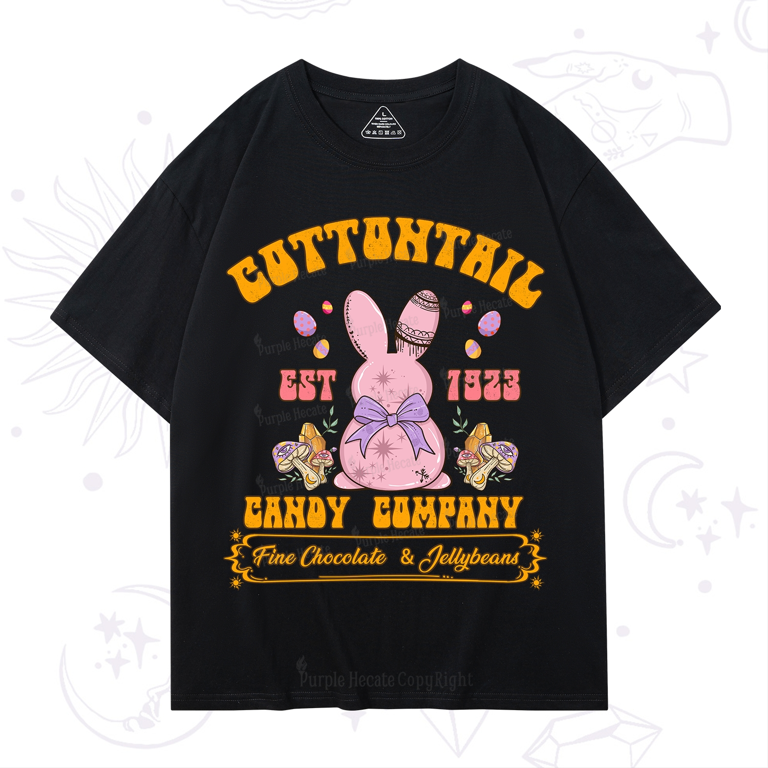 Purplehecate Cottontail Candy Company Easter T-Shirt