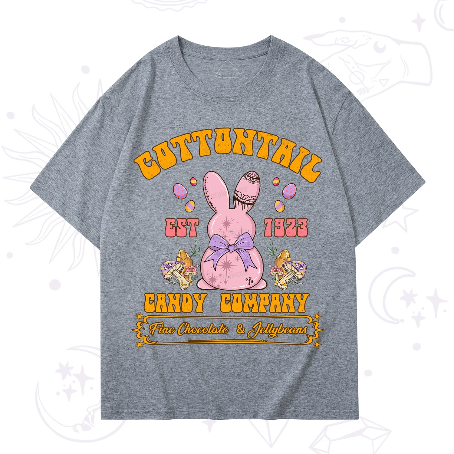 Purplehecate Cottontail Candy Company Easter T-Shirt