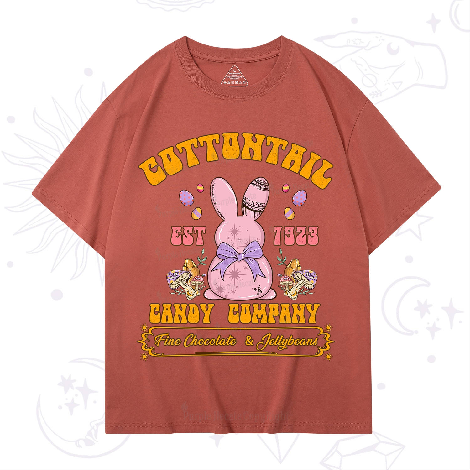 Purplehecate Cottontail Candy Company Easter T-Shirt