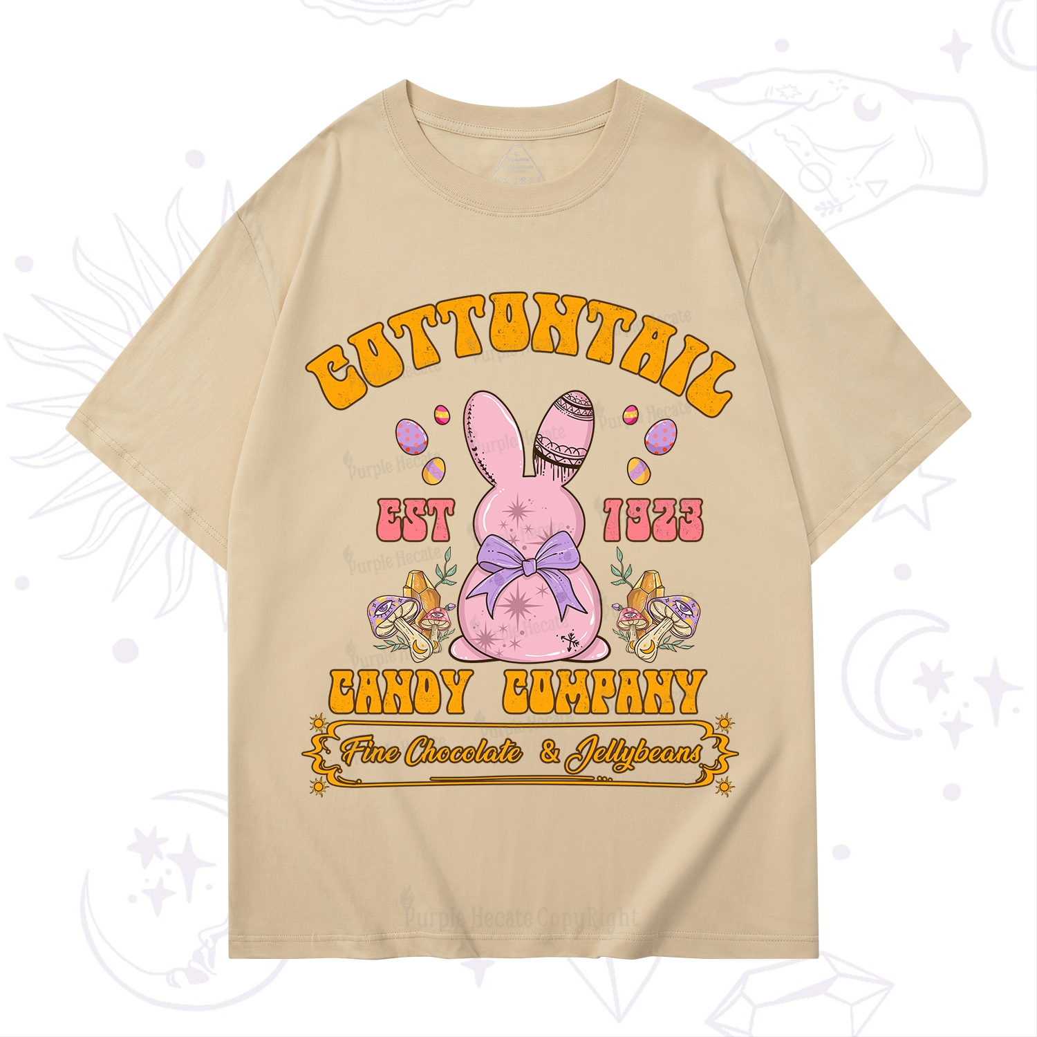 Purplehecate Cottontail Candy Company Easter T-Shirt