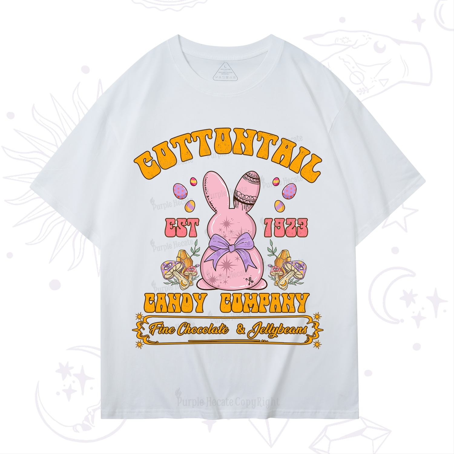 Purplehecate Cottontail Candy Company Easter T-Shirt