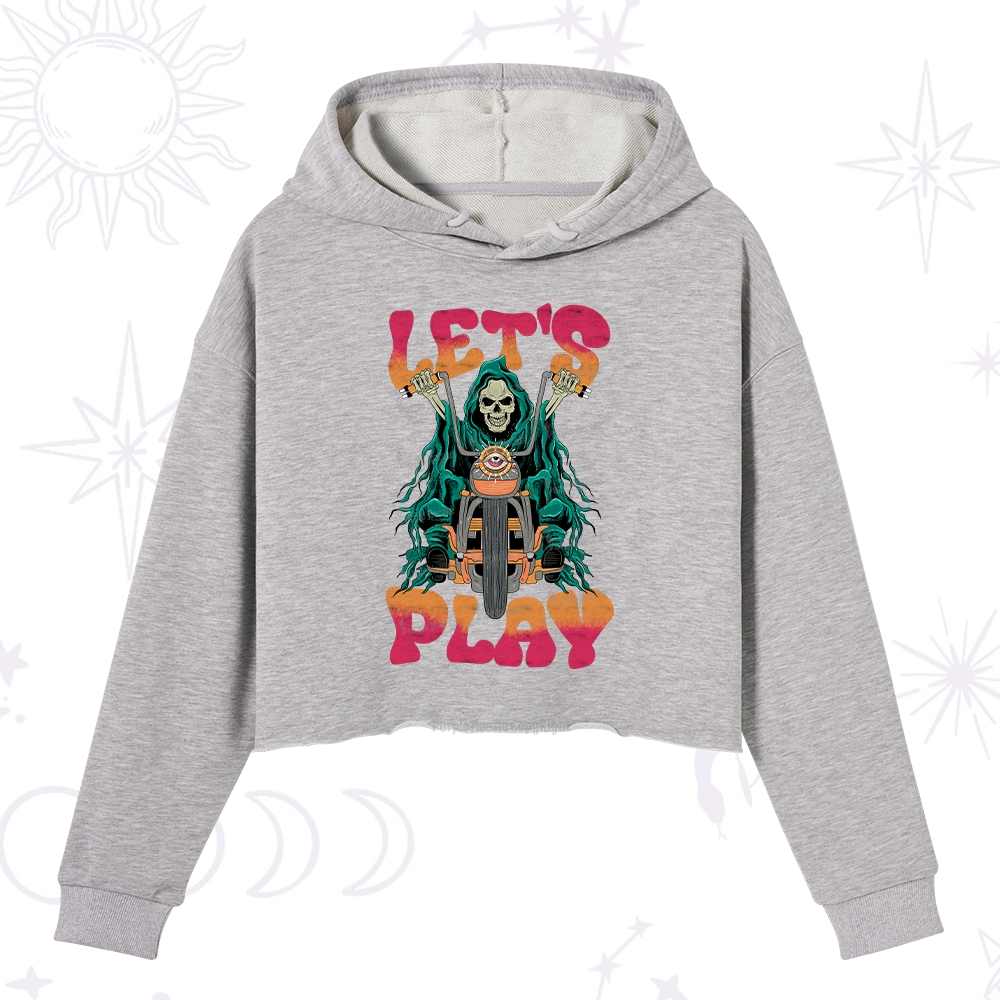 Purplehecate Let's Play Crop Hoodie
