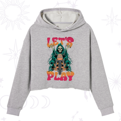 Purplehecate Let's Play Crop Hoodie