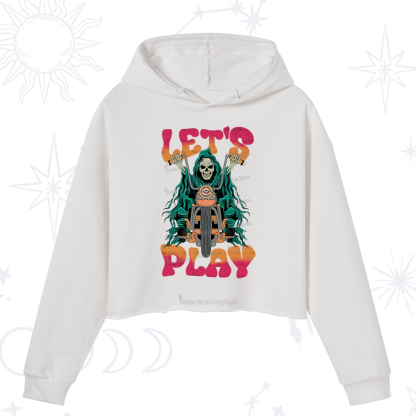 Purplehecate Let's Play Crop Hoodie