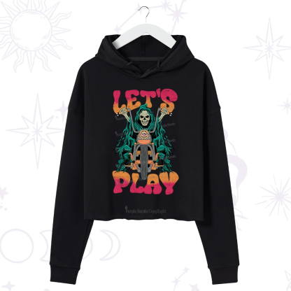 Purplehecate Let's Play Crop Hoodie