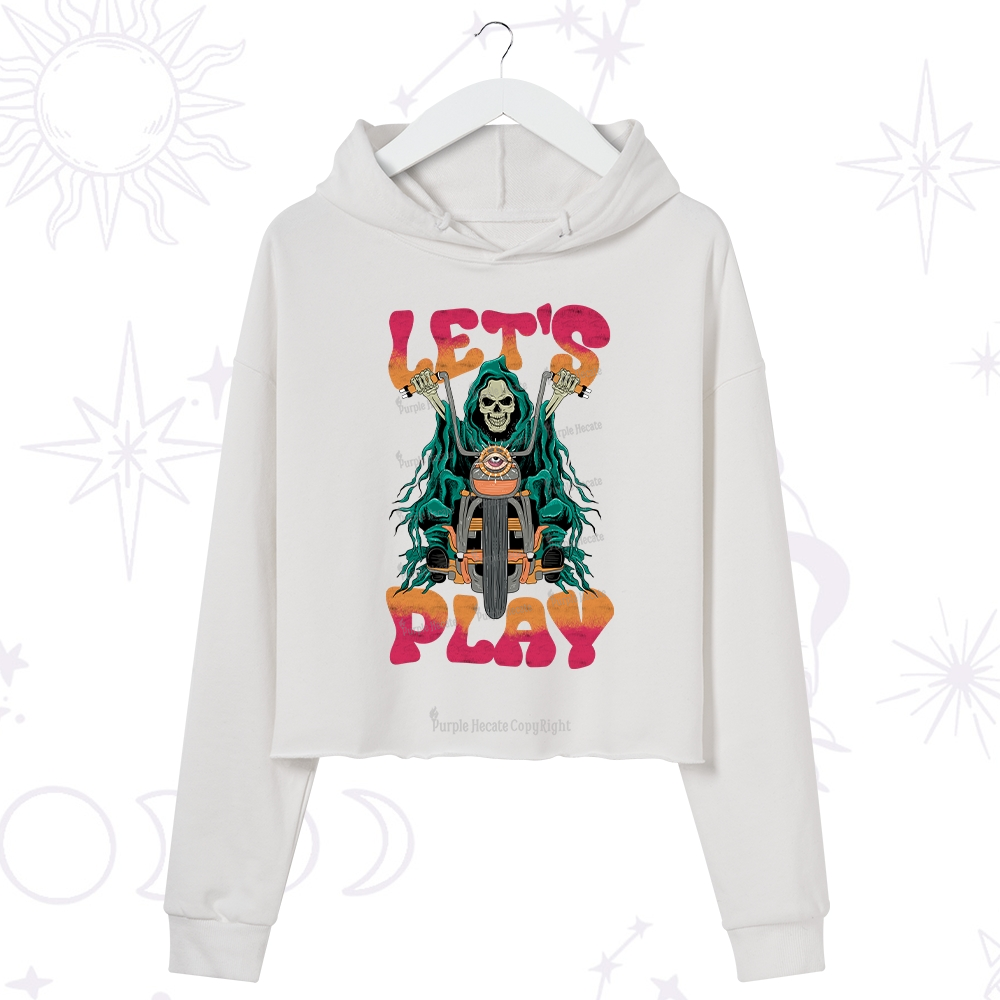 Purplehecate Let's Play Crop Hoodie