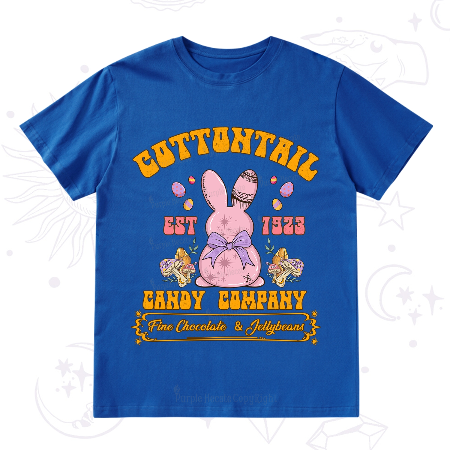 Purplehecate Cottontail Candy Company Easter T-Shirt