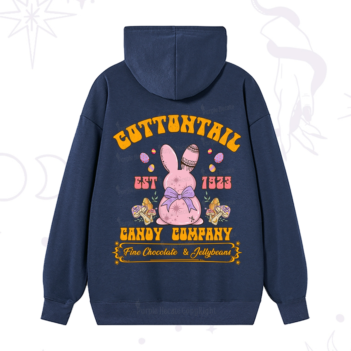 Purplehecate Cottontail Candy Company Easter Hoodie