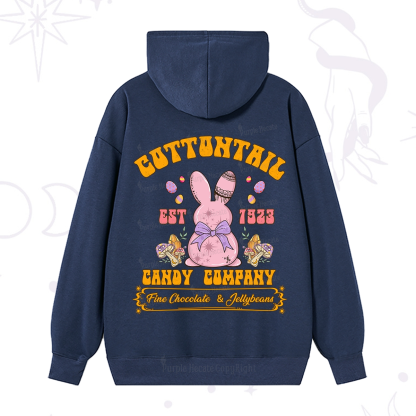 Purplehecate Cottontail Candy Company Easter Hoodie