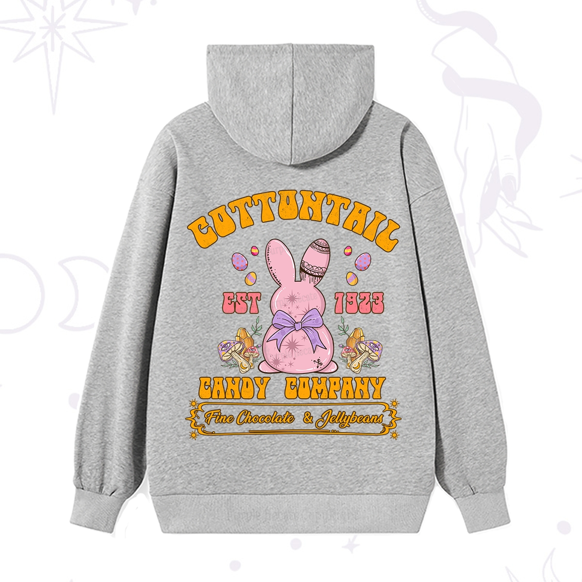 Purplehecate Cottontail Candy Company Easter Hoodie
