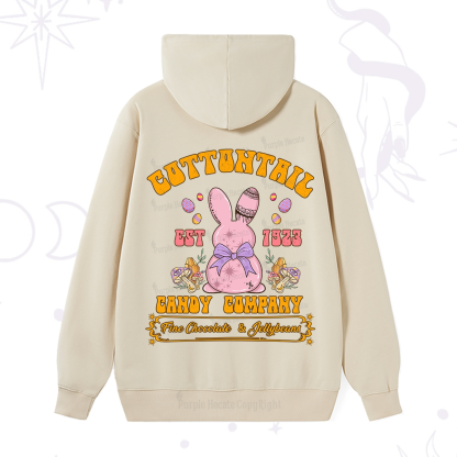 Purplehecate Cottontail Candy Company Easter Hoodie