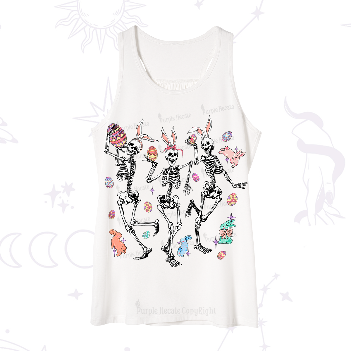 Purplehecate Easter Bunny Skeleton Tank