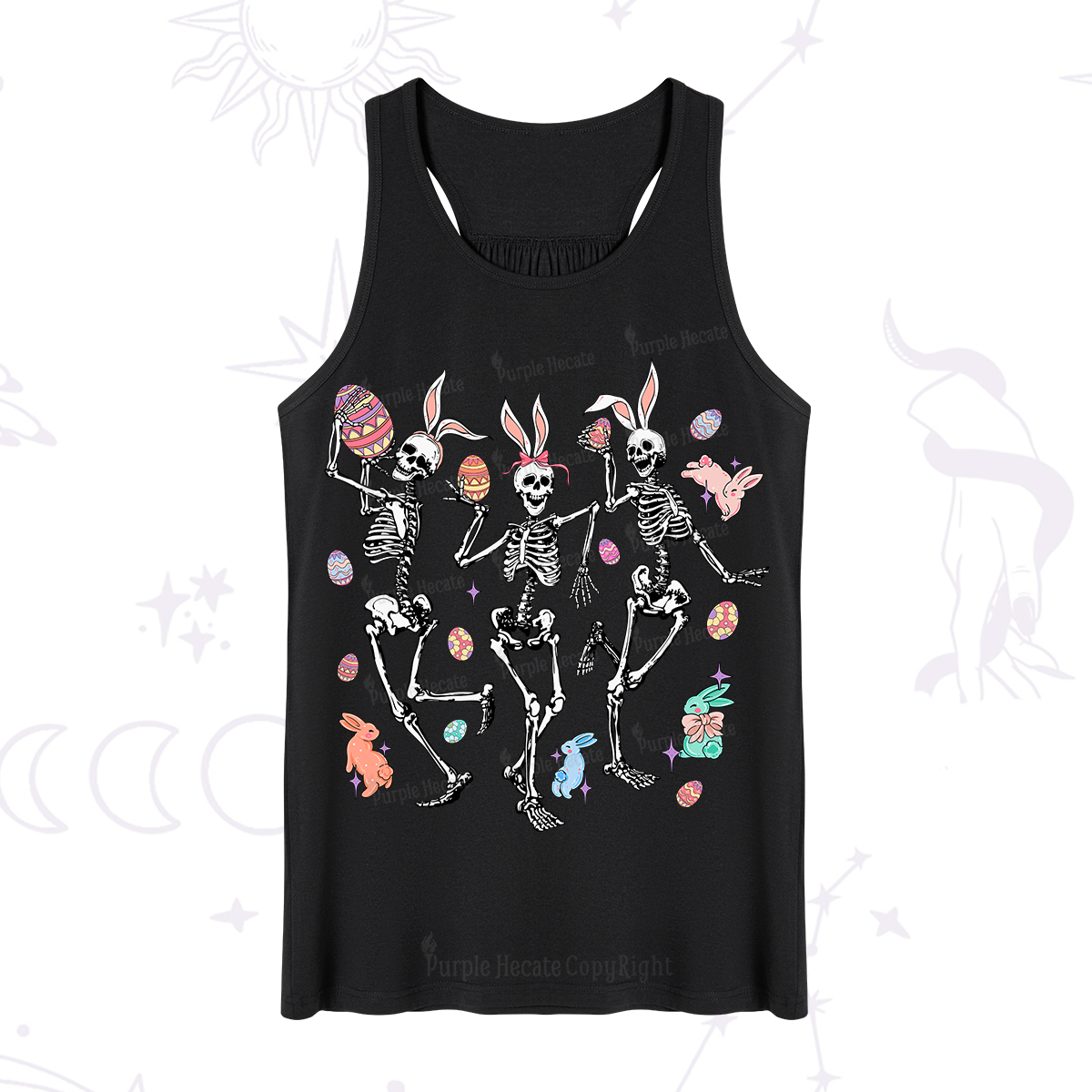 Purplehecate Easter Bunny Skeleton Tank