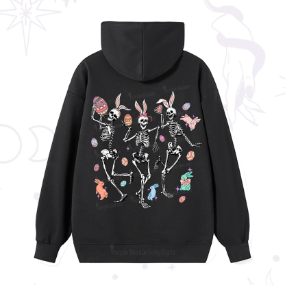 Purplehecate Easter Bunny Skeleton Hoodie