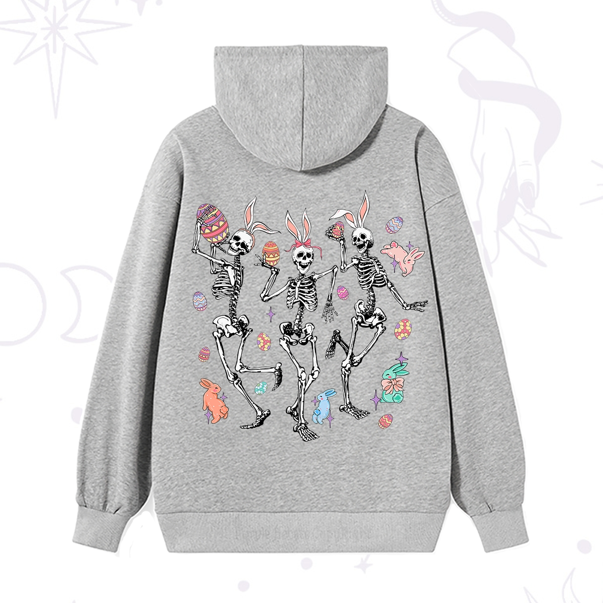 Purplehecate Easter Bunny Skeleton Hoodie