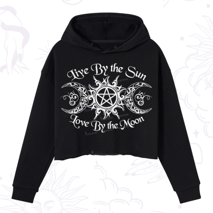 Purplehecate Hecate's Lunar Blessing Crop Hoodie