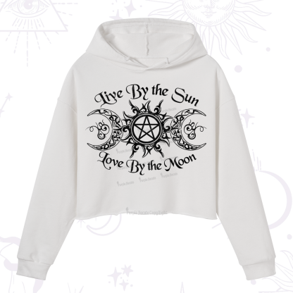 Purplehecate Hecate's Lunar Blessing Crop Hoodie