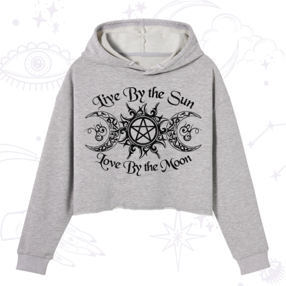Purplehecate Hecate's Lunar Blessing Crop Hoodie
