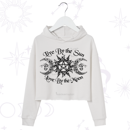 Purplehecate Hecate's Lunar Blessing Crop Hoodie
