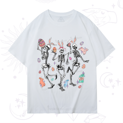 Purplehecate Easter Bunny Skeleton T-Shirt