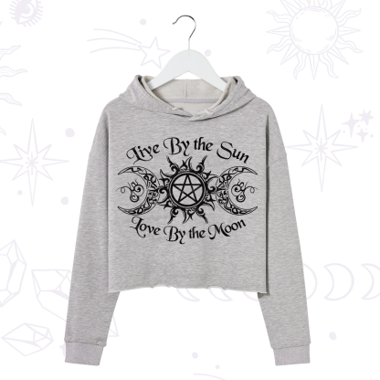 Purplehecate Hecate's Lunar Blessing Crop Hoodie