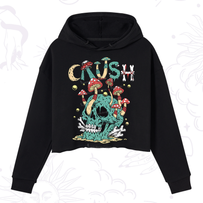 Purplehecate Crush Crop Hoodie