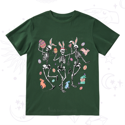 Purplehecate Easter Bunny Skeleton T-Shirt